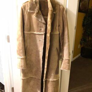 Long Suede Coat SAMPLE SALE ONLY ONE